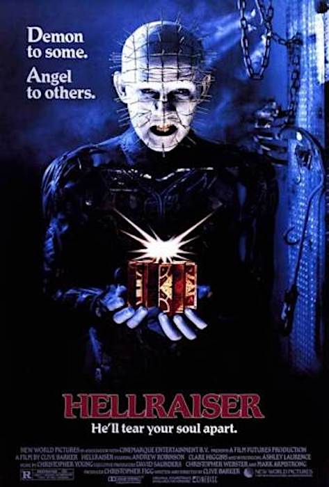 Hellraiser Horror Movie Poster Pinhead (1987)