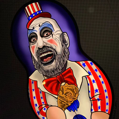 Captain Spaulding Inspired Plush Doll
