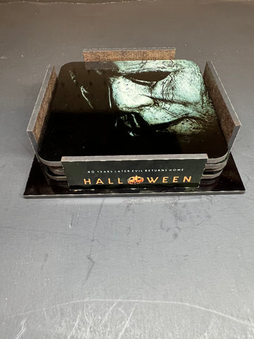 Halloween 2018 Set Sublimated Coasters (Cork)