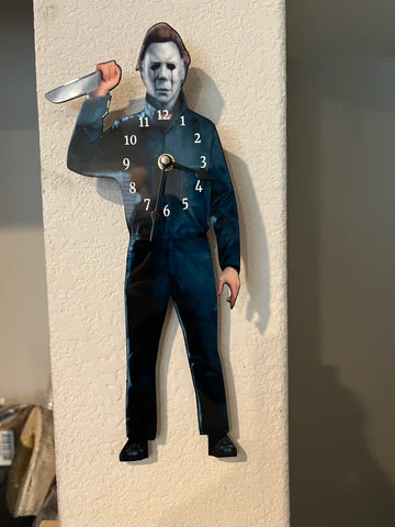 Halloween Slasher Michael Wall Clock
