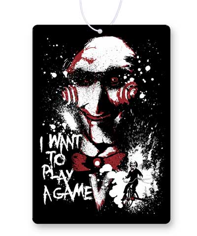 I Want to Play a Game Air Freshener - Black Ice