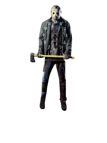 Jason Voorhees Friday the 13th Wall Clock