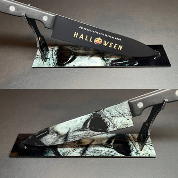 Michael Myers 2018 Kitchen Knife With Sublimated Stand