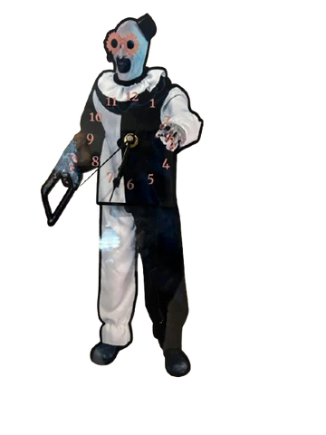 Terrifier Art the Clown Dancing Wall Clock